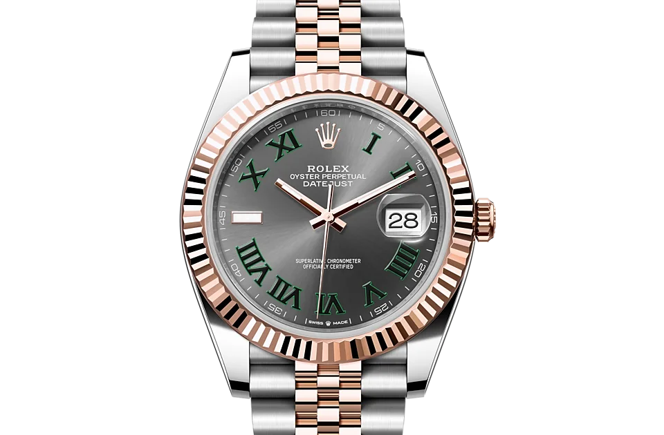 Rolex Datejust M126331-0016 Oyster, 41 mm, Oystersteel and Everose gold