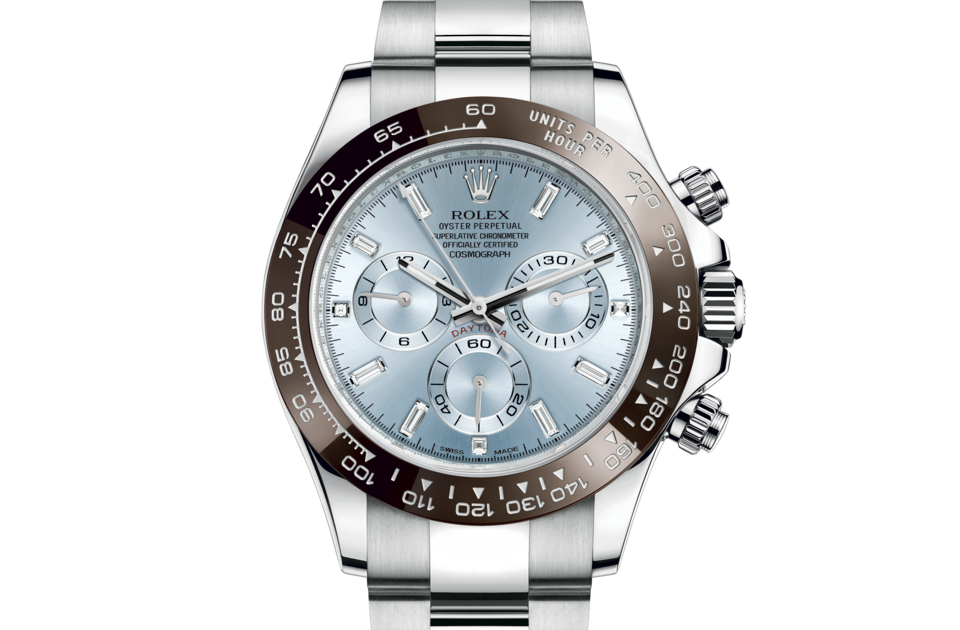 Rolex Cosmograph Daytona Ice Blue Dial Platinum Oyster M116506-0001