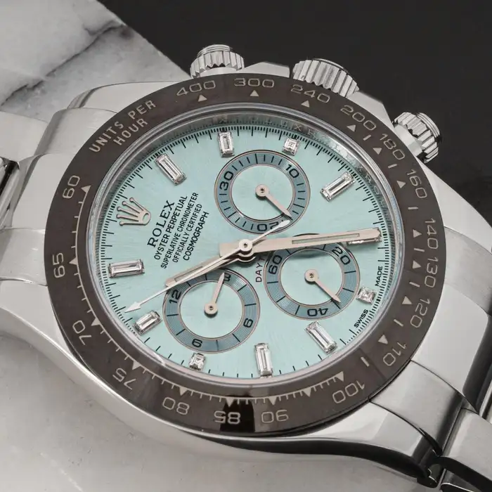 Rolex Cosmograph Daytona Ice Blue Dial Platinum Oyster M116506-0001