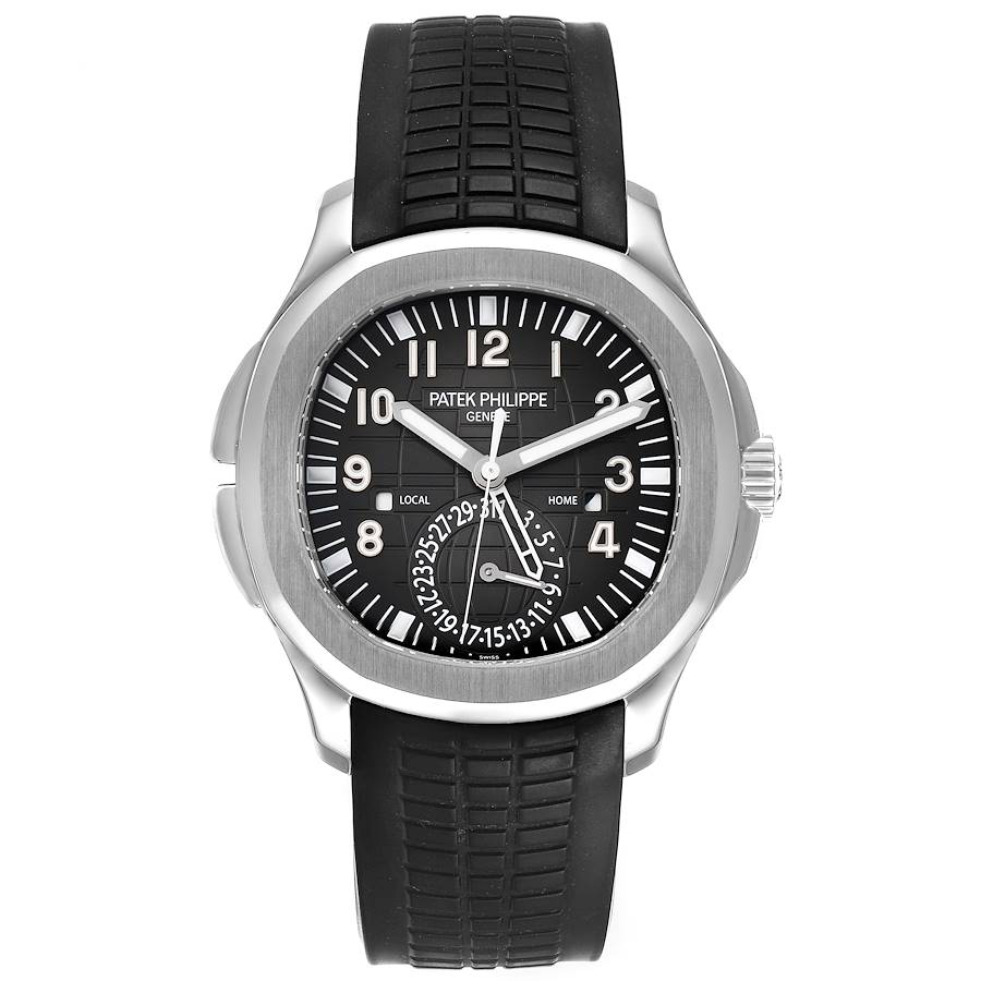 Patek Philippe Aquanaut Travel Time Steel Mens Watch 5164A-001