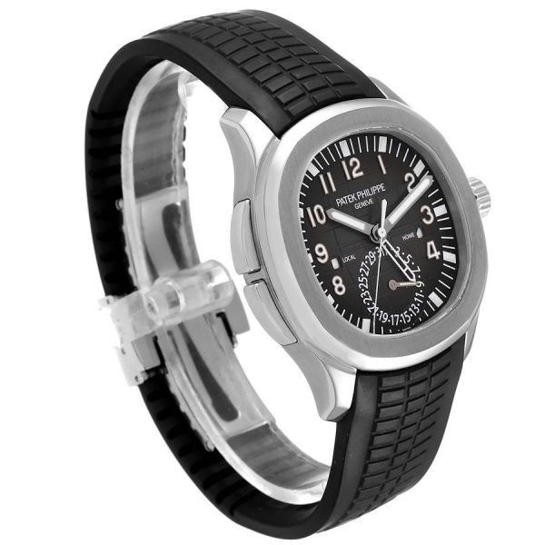 Patek Philippe Aquanaut Travel Time Steel Mens Watch 5164A-001