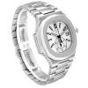 Patek Philippe Nautilus White Dial Steel Mens Watch 5980.1A