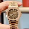 Patek Philippe Nautilus Moon Phase Rose Gold Watch 5712/1R-001