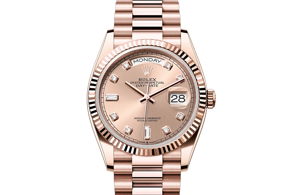 Rolex Day-Date M128235-0009 Oyster, 36 mm, Everose gold