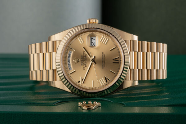 Rolex Day-Date 40mm Yellow Gold Champagne Dial 228238-0003