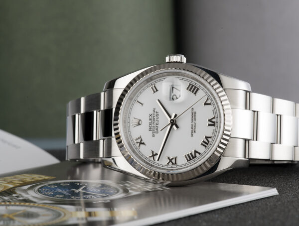 Rolex Datejust M126334-0023 Oyster, 41 mm, Oystersteel and white gold