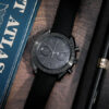 Omega Speedmaster Moonwatch Dark Side of the Moon “Black Black” Chronograph Black Dial Black Nylon Men’s Watch