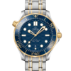 Seamaster Diver 300m Blue yellow gold 42mm