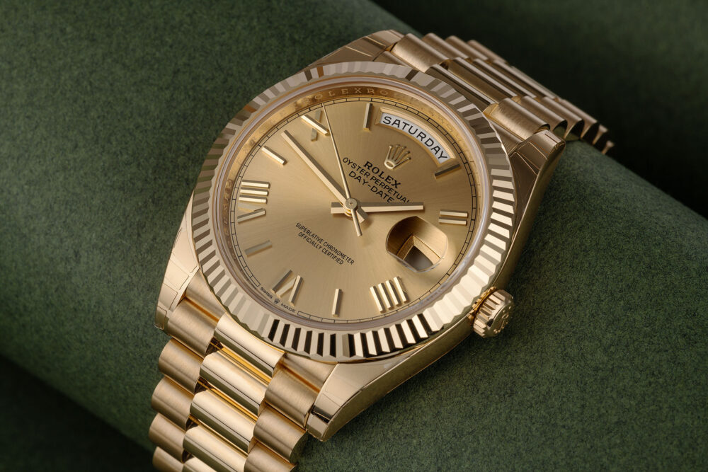 Rolex Day-Date 40mm Yellow Gold Champagne Dial 228238-0003