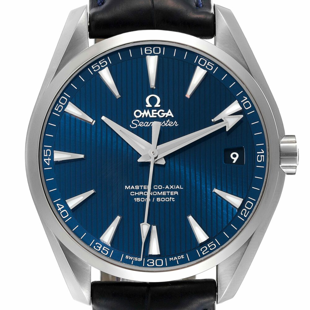 Omega Seamaster Aqua Terra Blue Dial Mens Watch