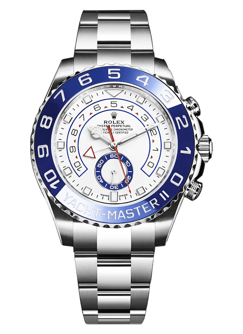Rolex Yacht-Master II Stainless Steel with Blue Ceramic Bezel 44mm 116680-0002