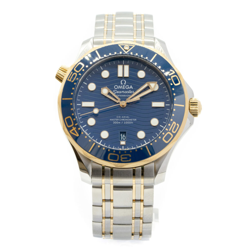 Seamaster Diver 300m Blue yellow gold 42mm 210.20.42.20.03.001