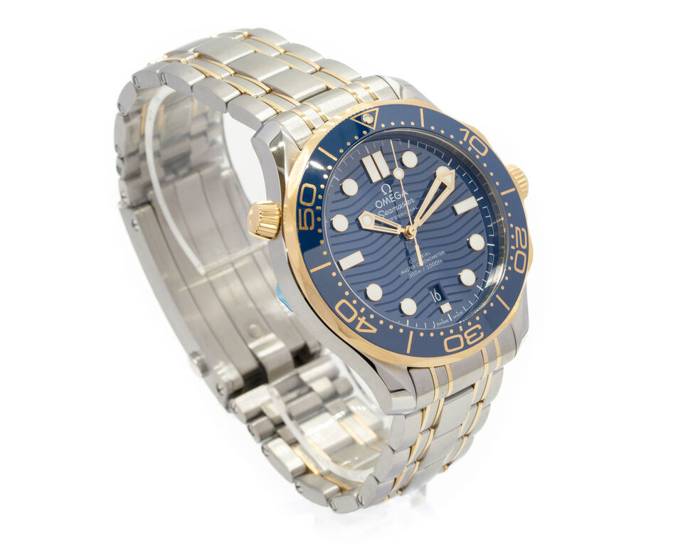 Seamaster Diver 300m Blue yellow gold 42mm 210.20.42.20.03.001