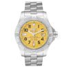 Breitling Avenger Seawolf Yellow Dial Steel Mens Watch A17330