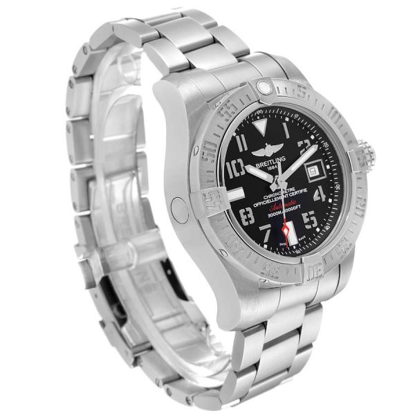 Breitling Aeromarine Avenger II 45 Seawolf Steel Mens Watch A17331101B2A1