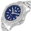 Breitling Aeromarine Avenger II GMT Blue Dial Steel Mens Watch A32395