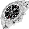 Breitling Bentley GMT Black Dial Steel Mens Watch A47362