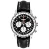 Breitling Navitimer 01 Black Dial Steel Mens Watch AB0121