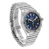 Breitling Chronomat B01 42 Blue Dial Steel Mens Watch AB0134101C1A1