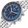 Breitling Navitimer B01 Chronograph 41 Blue Dial Steel Mens Watch AB0139241C1A1