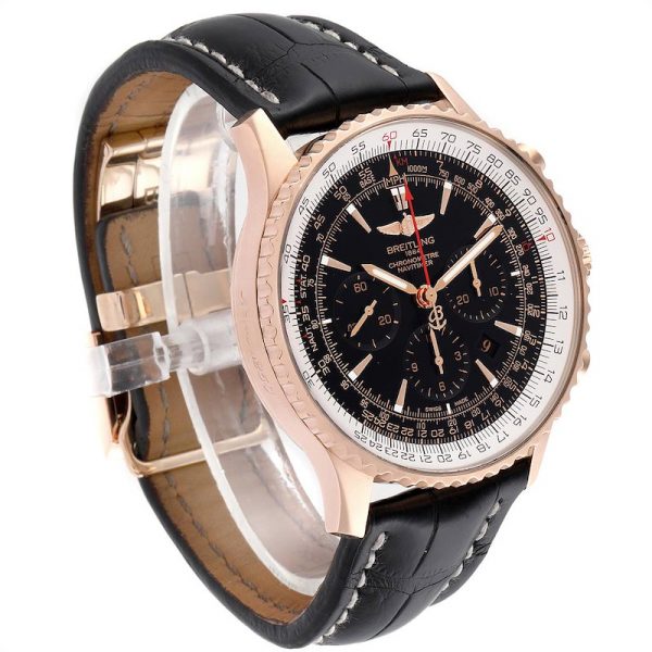 Breitling Navitimer Rose Gold Limited Edition Mens Watch RB0127E6.BF16.760P