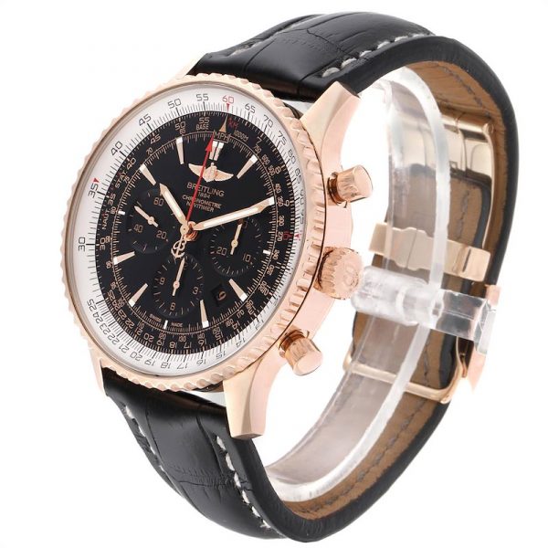 Breitling Navitimer Rose Gold Limited Edition Mens Watch RB0127E6.BF16.760P