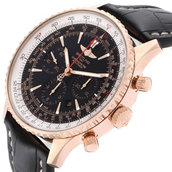 Breitling Navitimer Rose Gold Limited Edition Mens Watch RB0127E6.BF16.760P