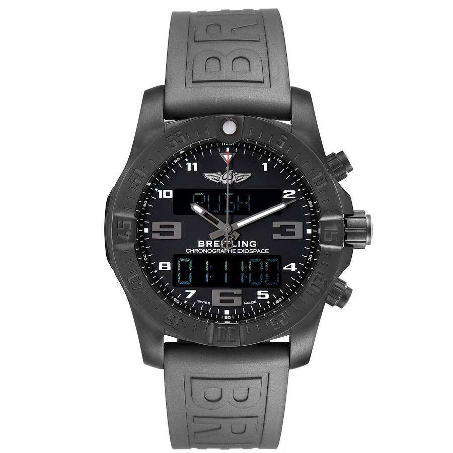 Breitling Exospace DLC Coated Titanium Mens Watch VB5510