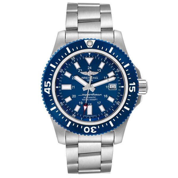 Breitling Aeromarine Superocean 44 Blue Dial Steel Mens Watch Y1739310